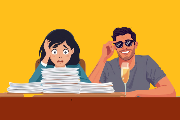 Why is income from selling shares taxed less than income from work?