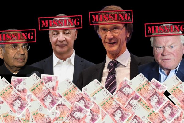 Eight of the UK's 10 richest people are missing from the Sunday Times Tax List